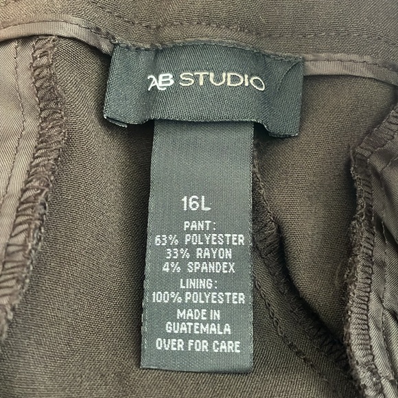 AB Studio Brown Work Pant - Picture 3 of 4